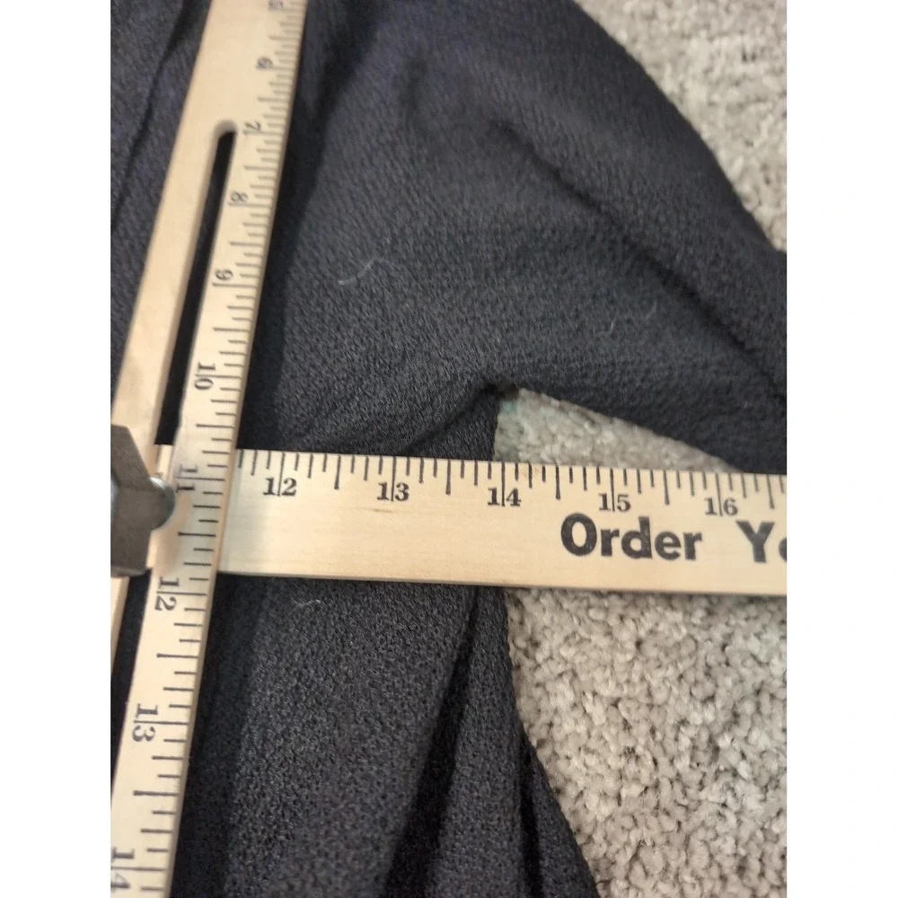 EILEEN FISHER Black Knit Cardigan Sweater Duster‎ Italian Yarn Size S